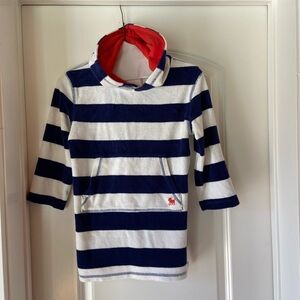 Mini Boden toweling swim cover-up - size 6-7